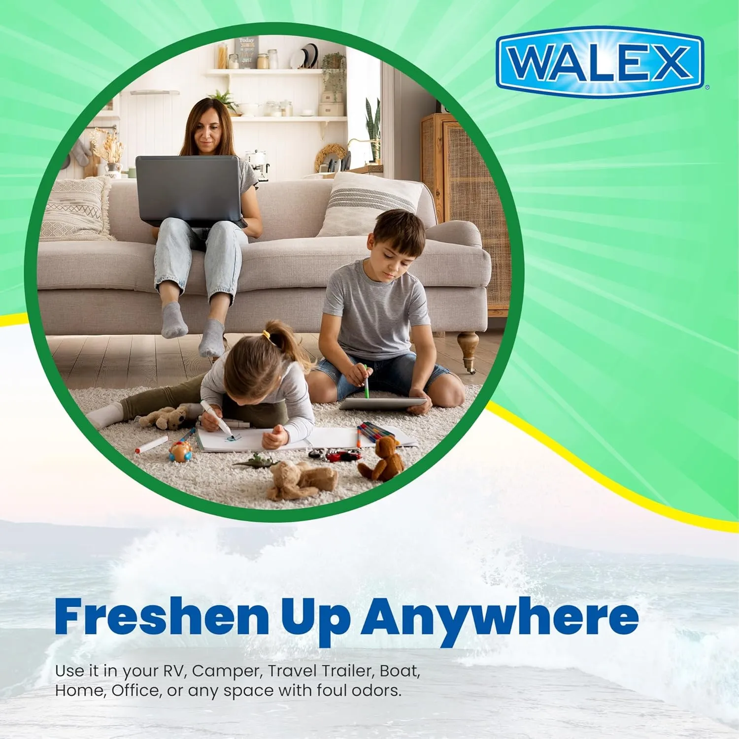 WALEX Assure RV Odor Eliminator Air Freshener Spray