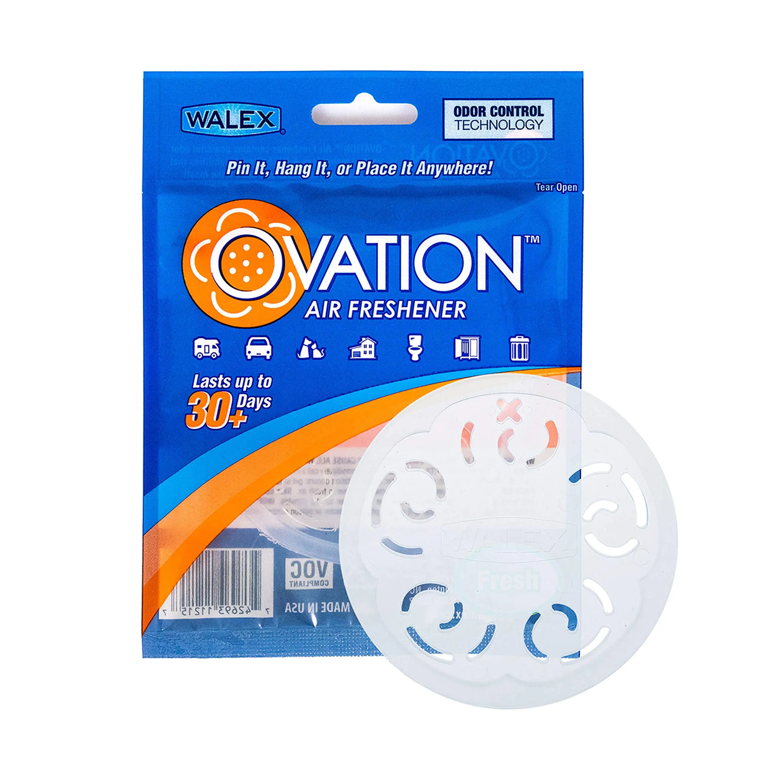 WALEX Ovation Portable Air Freshener Disc