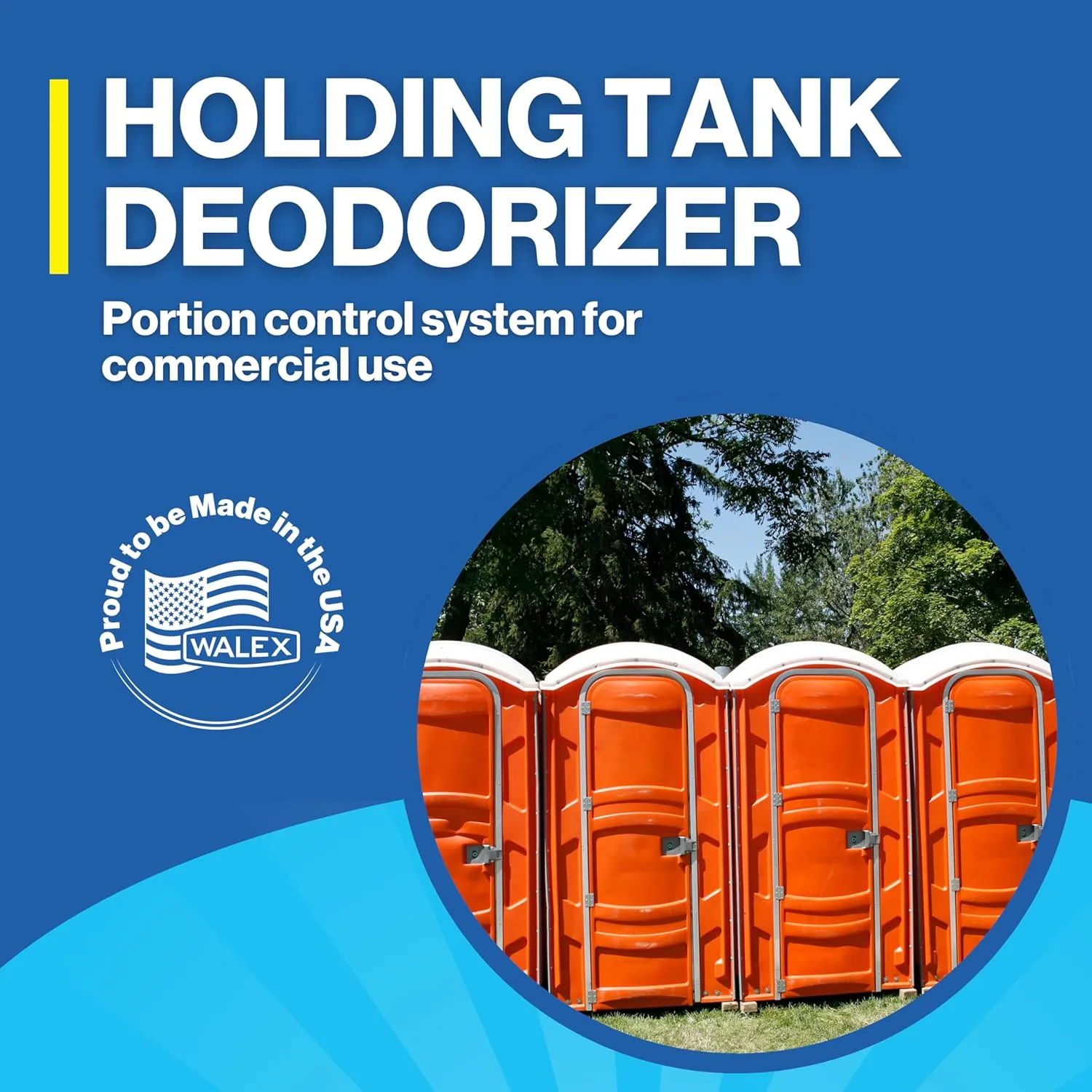 WALEX Porta-Pak Holding Tank Deodorizer Drop-Ins for RVs & Marine