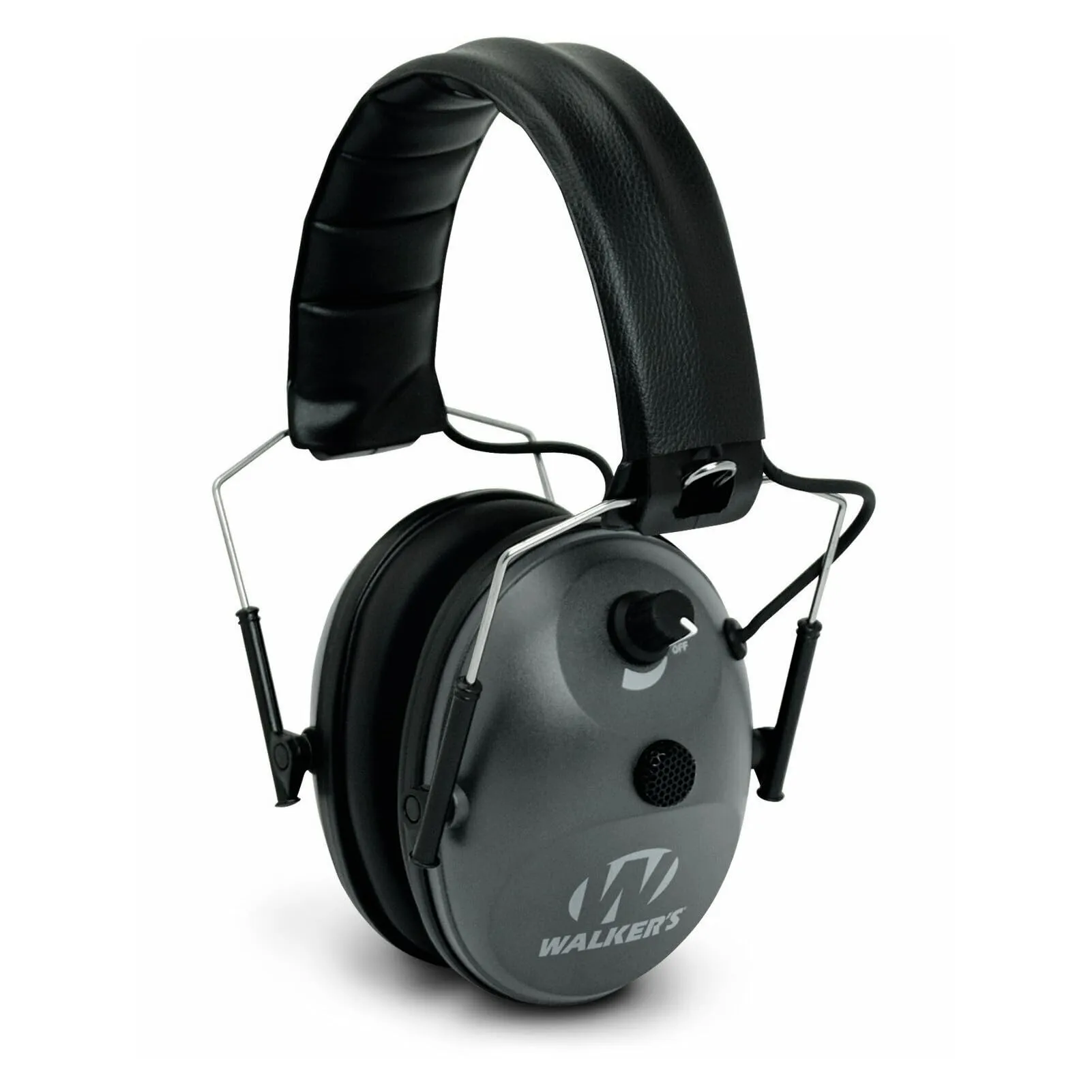 WALKER'S Single Mic Compact Folding Sound-Enhancing Hunting Gun Range Shooting Hearing Protection Electronic Muff