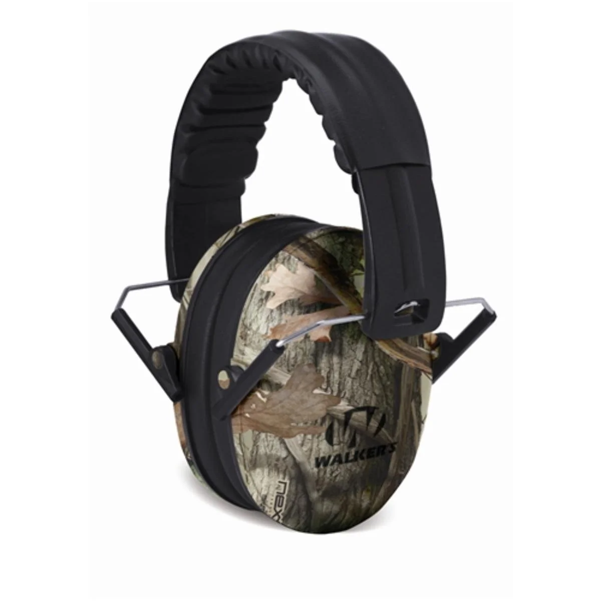 WALKER'S Children's Folding Earmuffs — Youth Low-Profile Padded Headband Hearing Protection