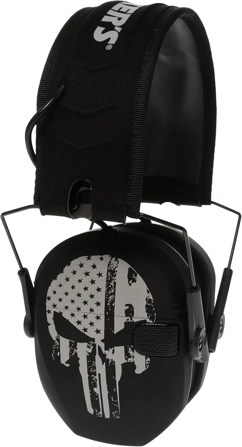 WALKER'S Razor Slim Electronic Earmuffs Ultra Low-Profile Folding Hearing Protection