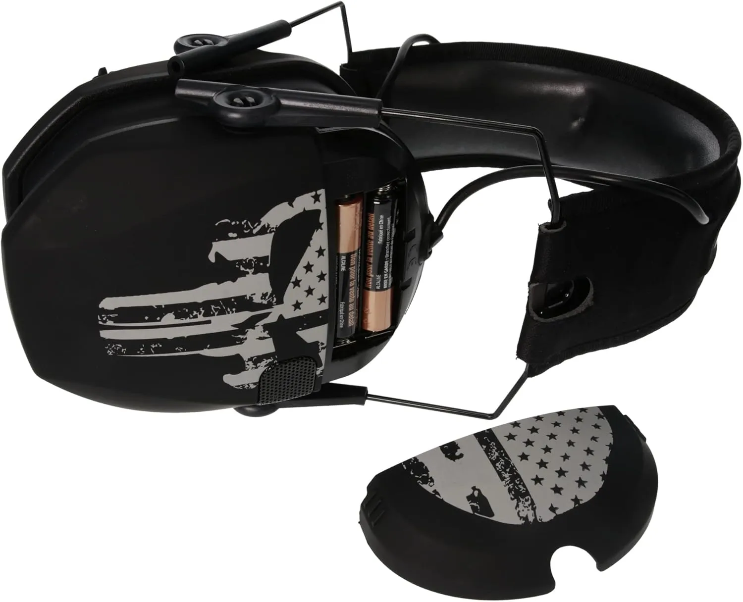 WALKER'S Razor Slim Electronic Earmuffs Ultra Low-Profile Folding Hearing Protection