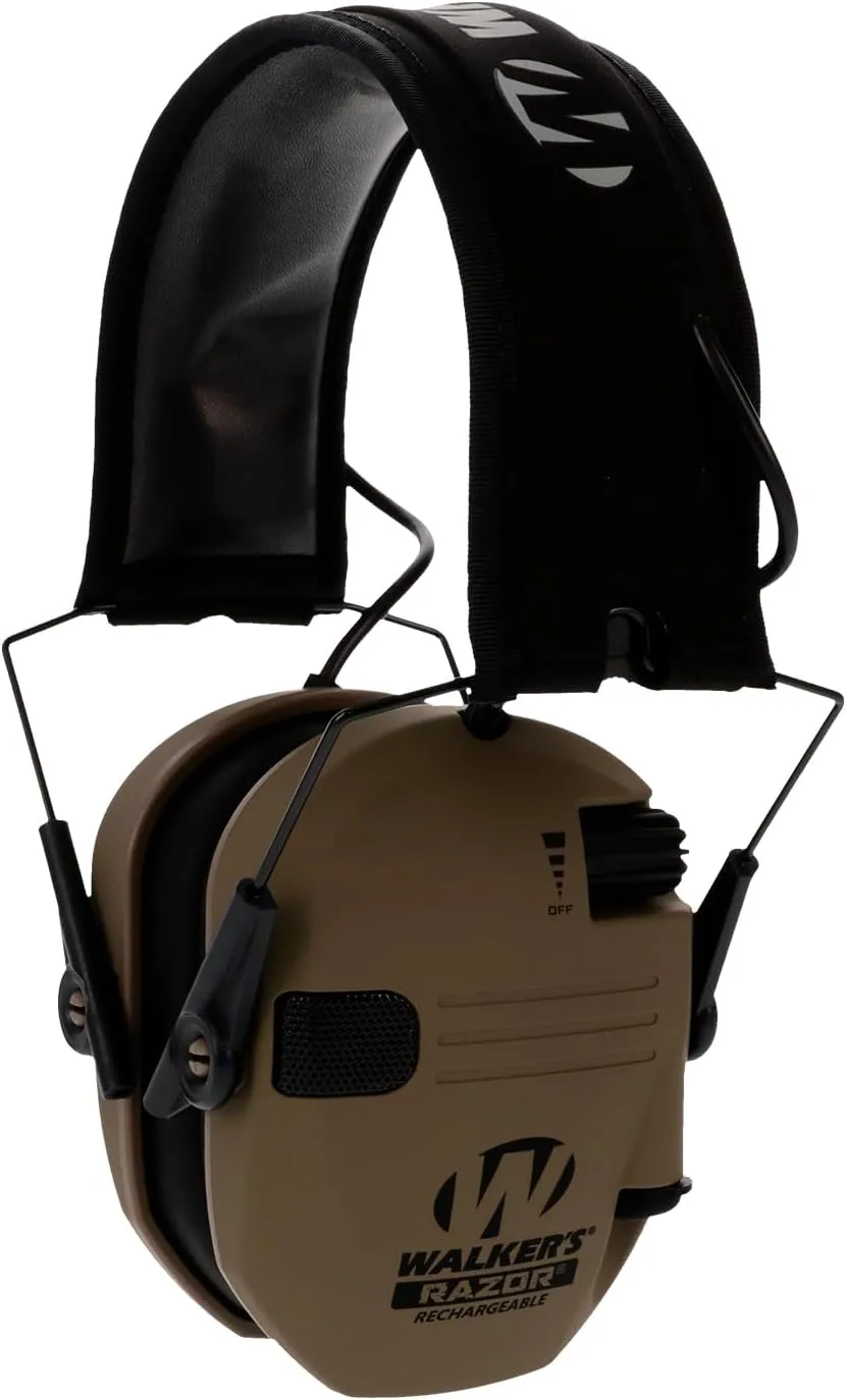 Walker's Razor Rechargeable MUFF - FDE