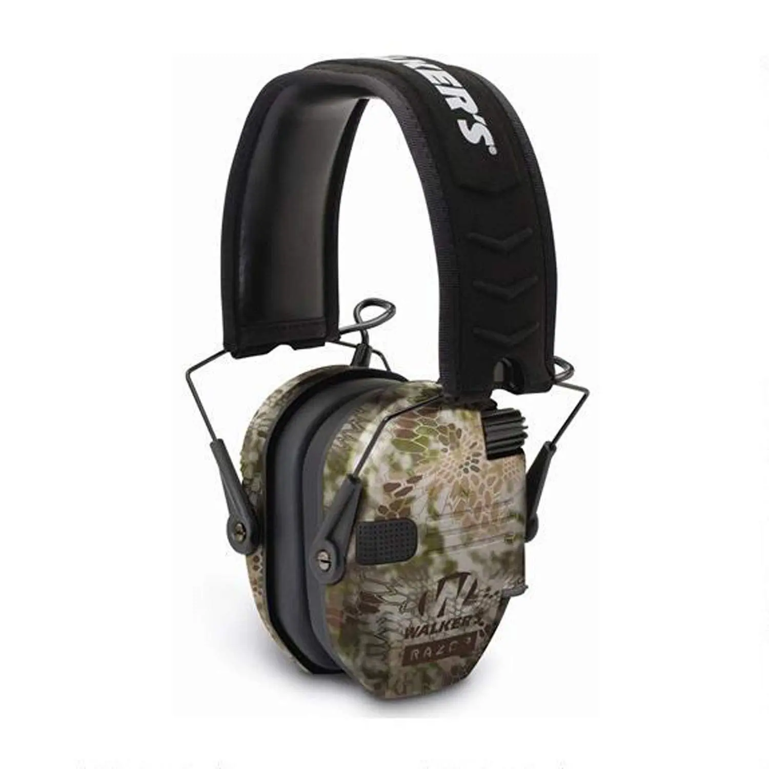 WALKER'S Razor Slim Electronic Earmuffs Ultra Low-Profile Folding Hearing Protection
