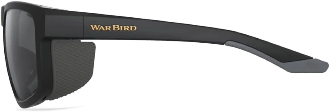 WARBIRD Dead Space Polarized Sunglasses w/Removable Deflector Shields - 100% UVA/UVB Blocking - ANSI Z87.1 Safety Rating