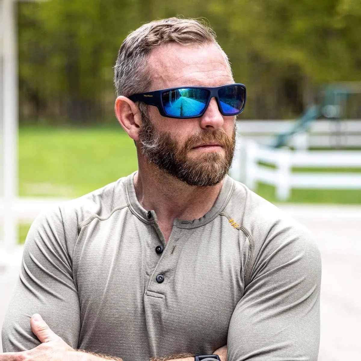 WARBIRD Fusillade Polarized Safety Sunglasses - ANSI Z87.1 Impact Resistant
