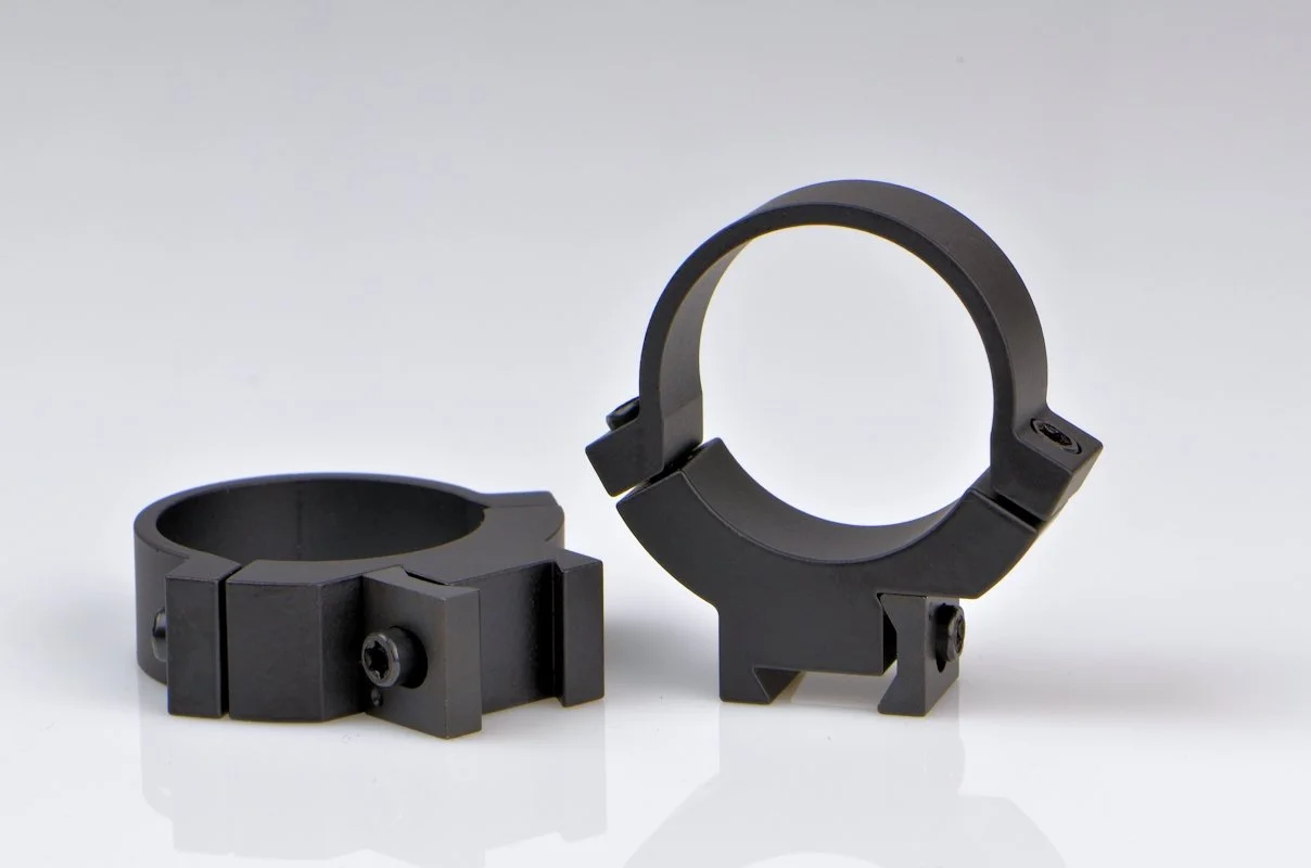 WARNE Maxima Scope Optic Rings - Fixed Matte Black