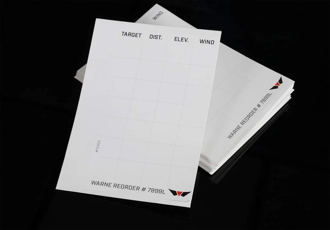 Warne 7856M Universal Data Card Holder 34mm