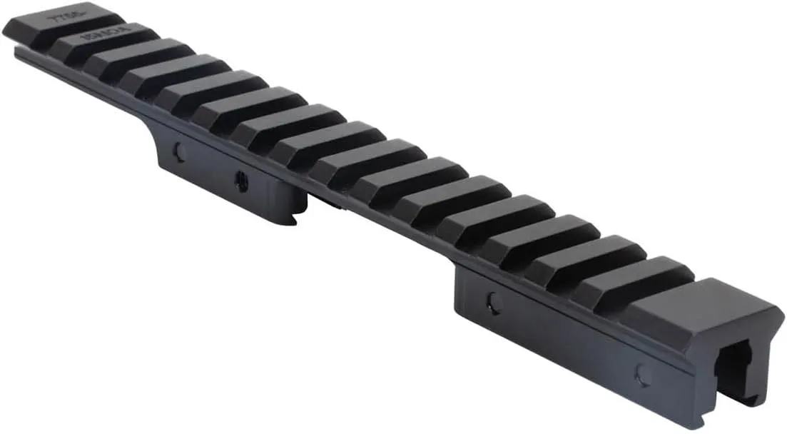 Warne CZ 452/455 11mm Picatinny Rail Adapter, 15MOA, Black, 7755M