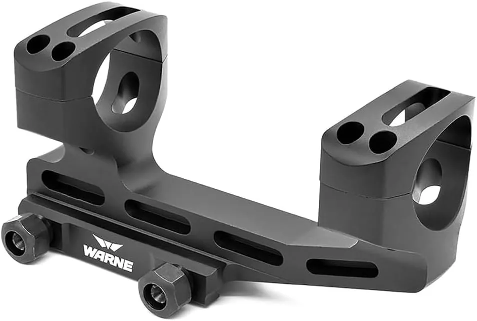 WARNE SHXSKEL30TW 1.9 inch Super High, 30mm Mount, 6061/T6 Aluminum, Steel Threaded Inserts, Black