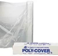 WARP BROTHERS 20'X100' 3-MIL CLEAR POLY COVER