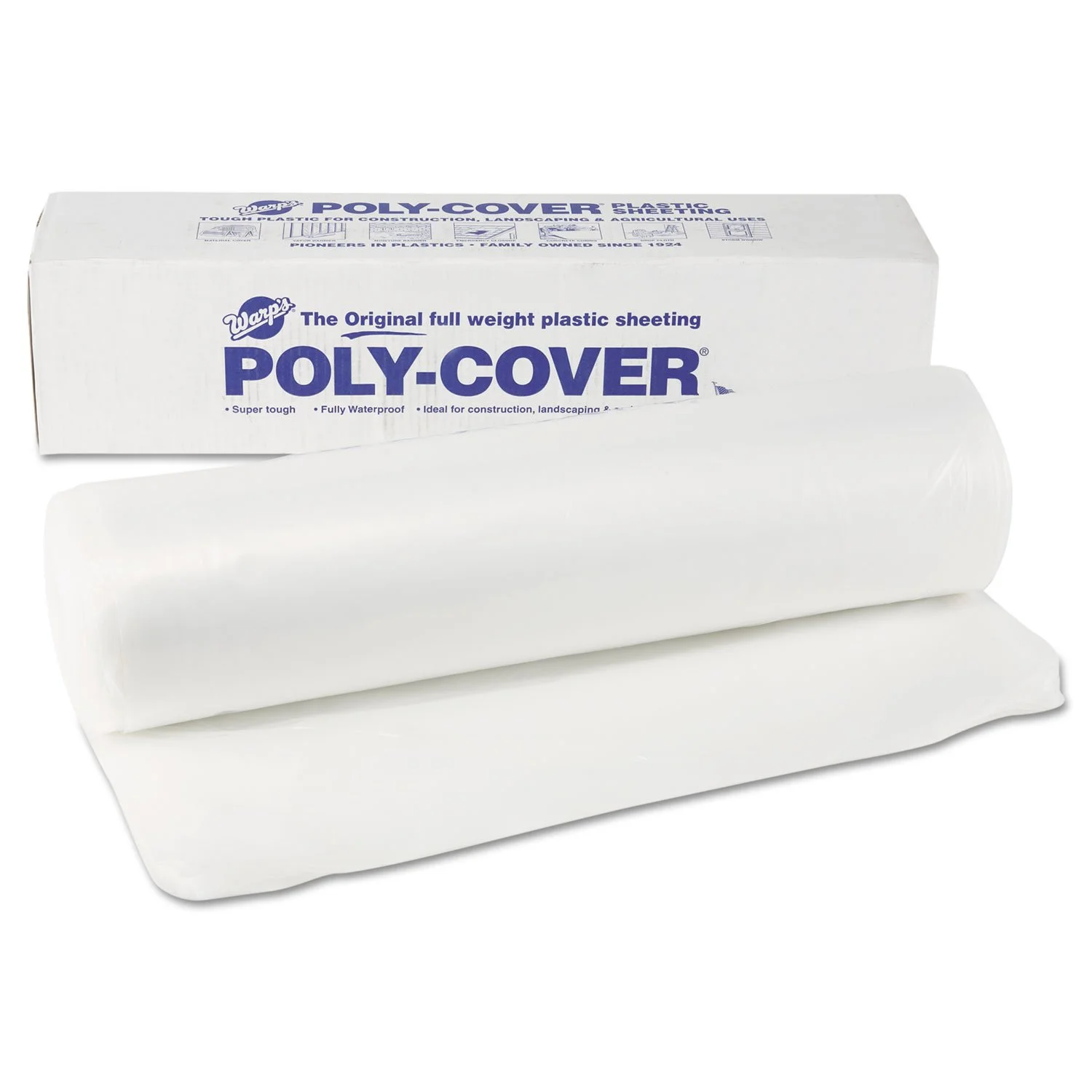 Warp Brothers C201004CL 4-Mil Plastic Clear Poly Film