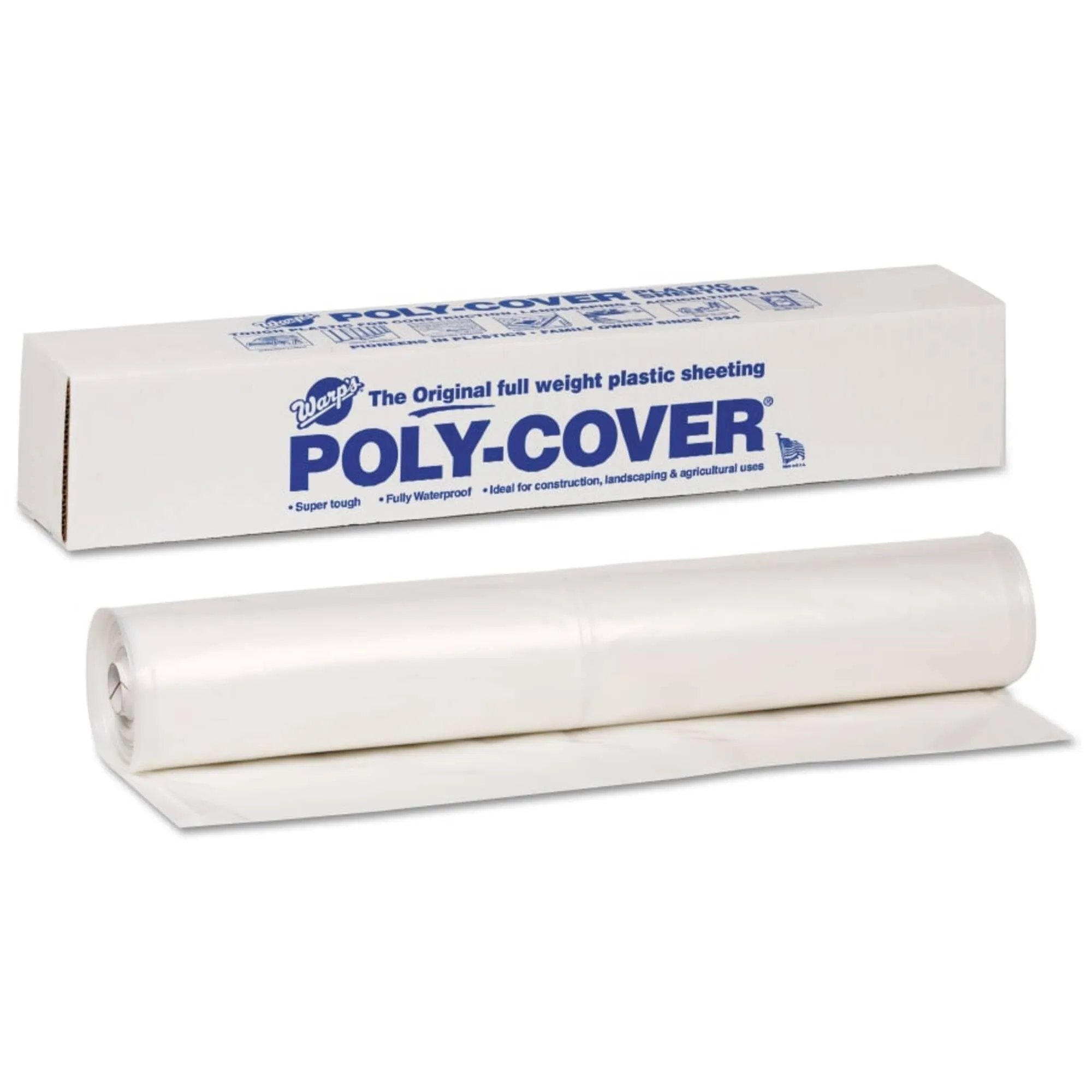 6MIL 8X100 Clear Poly Cover