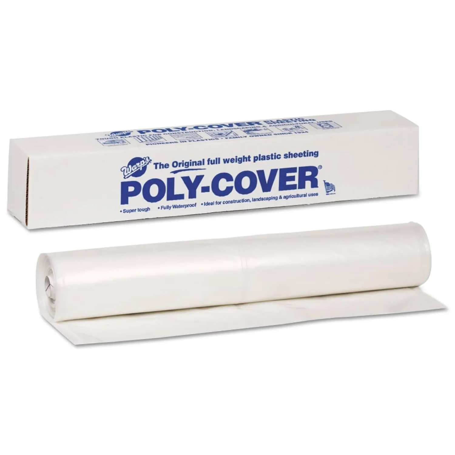6MIL 8X100 Clear Poly Cover