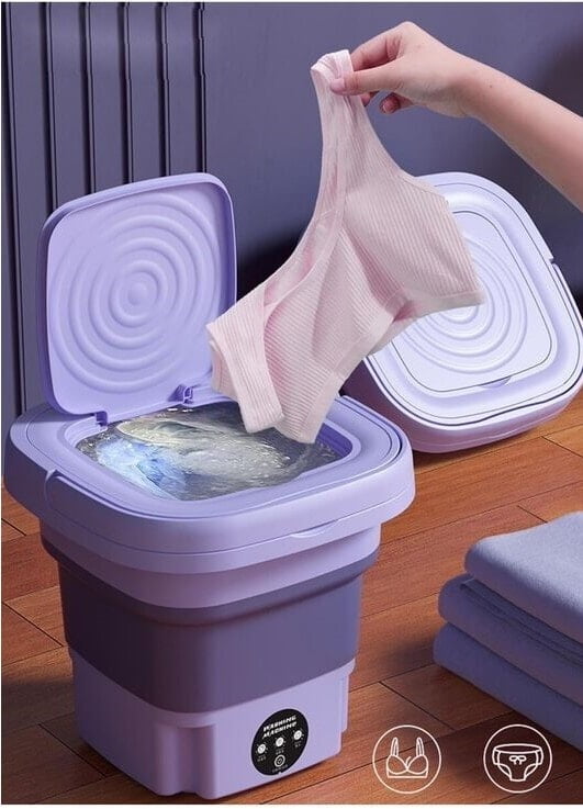 FOLDABLE WASHING MACHINE MINI WASHING MACHINE