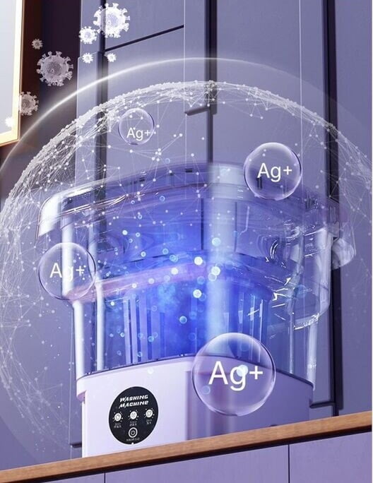 FOLDABLE WASHING MACHINE MINI WASHING MACHINE