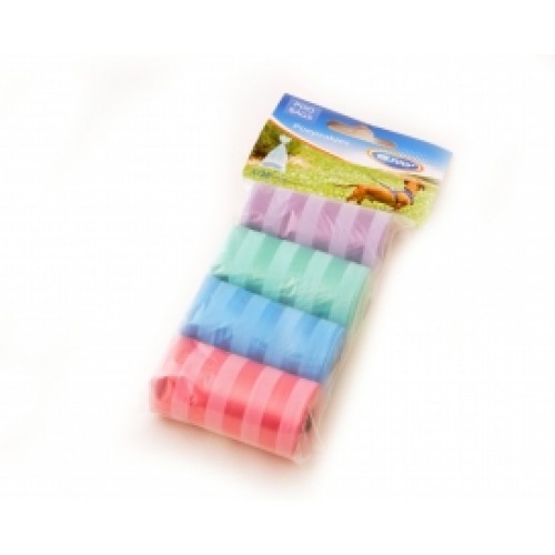 DUVO WASTE BAGS STRIPES 4*20PCS DUVO WASTE BAGS STRIPES 4*20PCS
