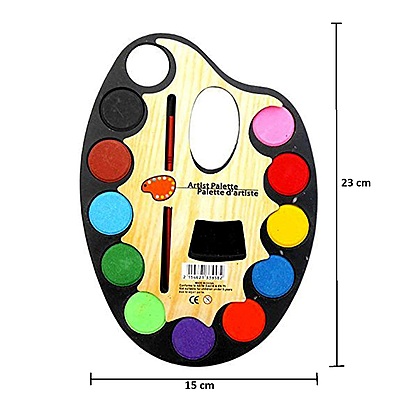 Kids Water Color Mixing Palette
