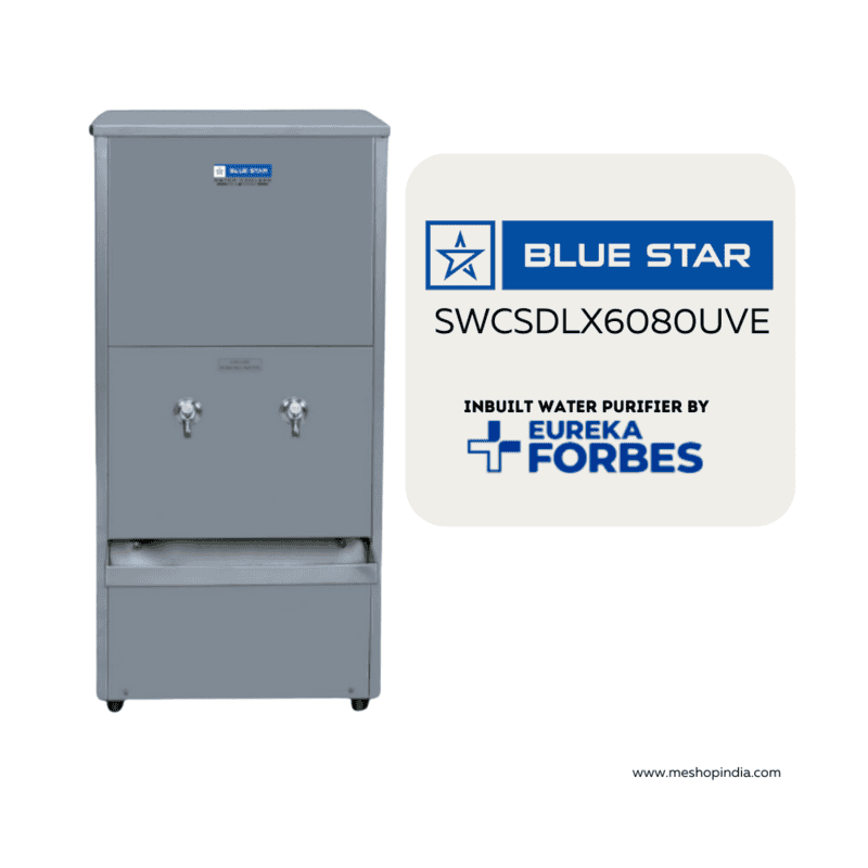 Blue Star SWCSDLX6080UVE Commercial Water Purifier with Touch Controls and UV Purification.