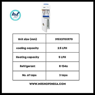 Specification of Atlantis Sky water dispenser-With cooling cabinet