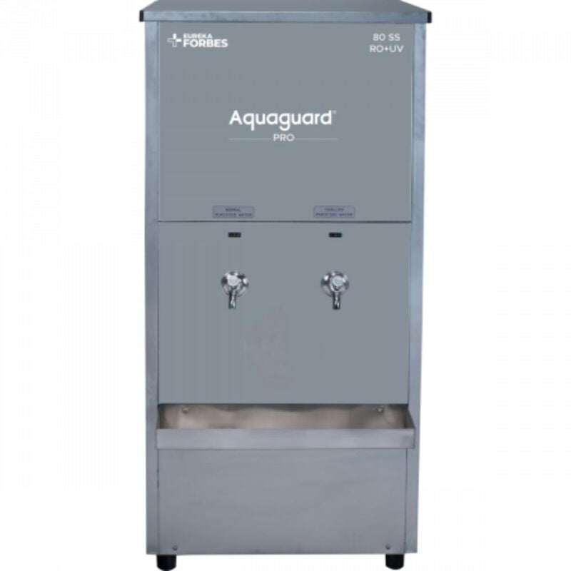 Aquaguard Pro Pure Chill 80 SS RO UV CuZn commercial water cooler