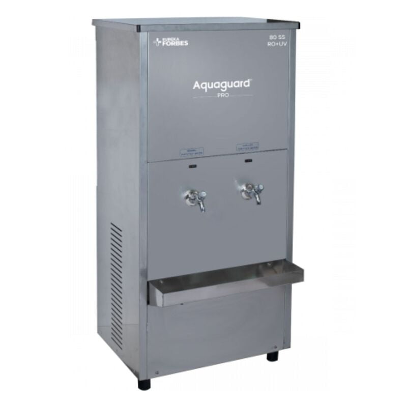 Stainless steel Aquaguard 80L water cooler with purifier