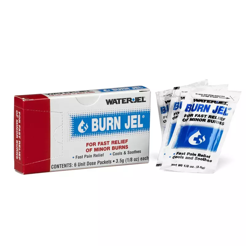 Medique Products 66626 Water Jel Burn Jel, Unit Dose, 6 Per Box