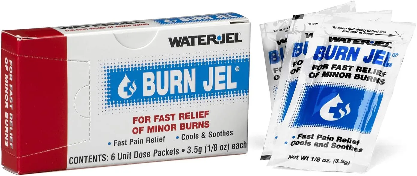 Medique Products 66626 Water Jel Burn Jel, Unit Dose, 6 Per Box