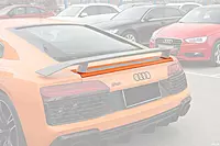 Audi R8 GEN2 V10 PLUS Coupe Carbon Fiber Wing Base | OEM Mount for GT & Performance Spoilers