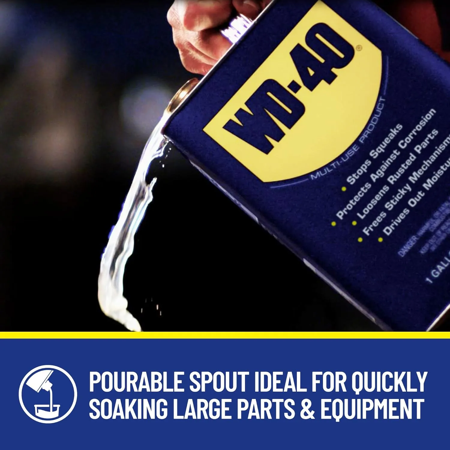 WD-40 Original Formula, Multi-Use Product, One Gallon 1-Pack 1-Gallon