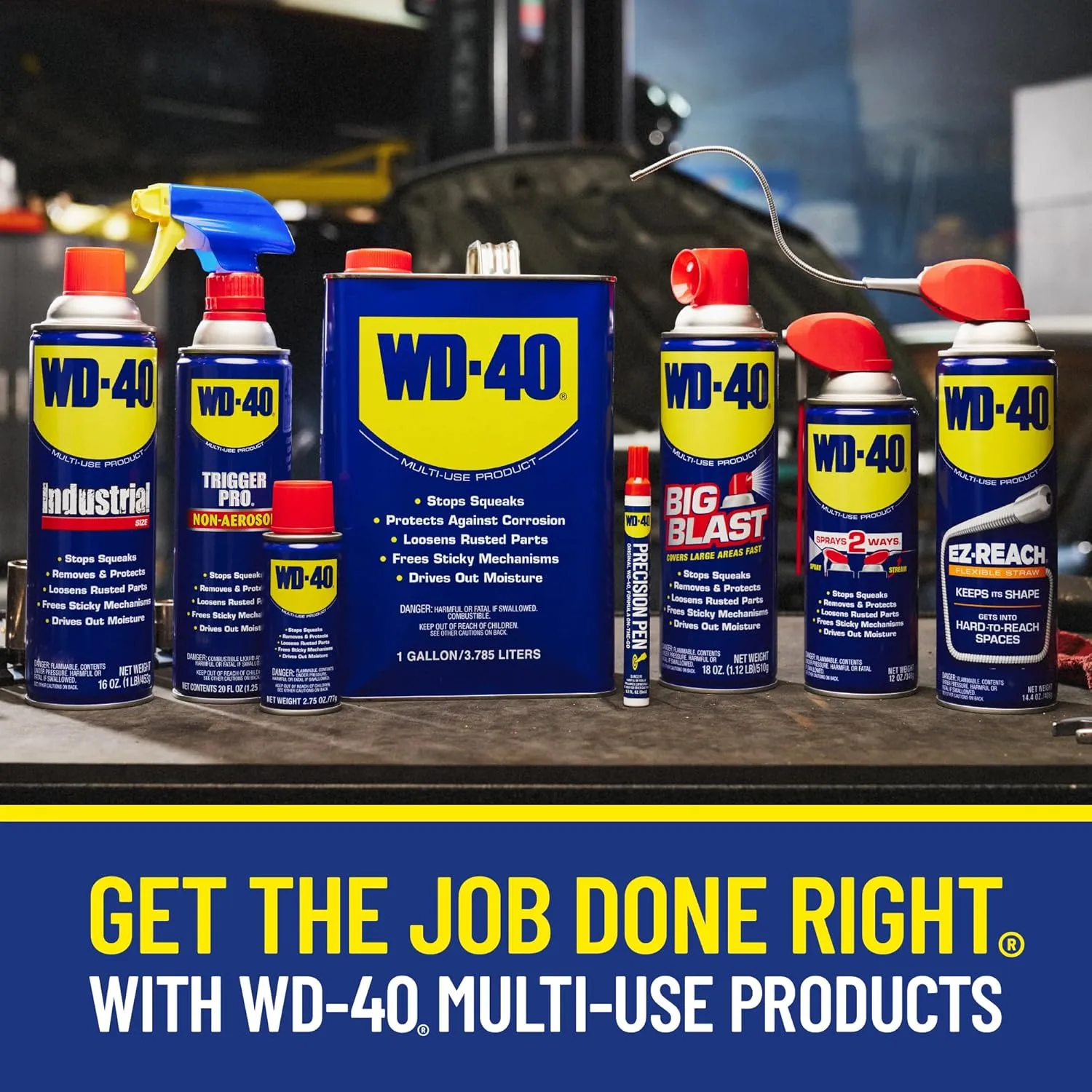 WD-40 Original Formula, Multi-Use Product with Big-Blast Spray, 18 OZ 1-Pack