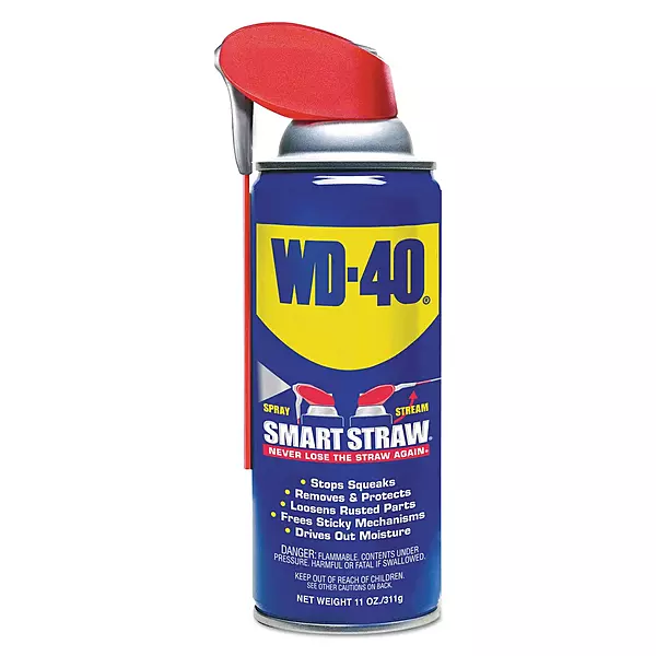 WD-40 Original Formula, Multi-Use Product with Smart Straw Sprays 2 Ways, 11 OZ 1 Pack
