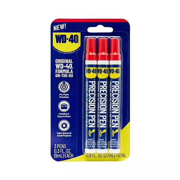 WD-40 Original Formula- Precision Pen On-The-Go, Lubrication with Pin-Point Precision, Controlled Flow. Portable
