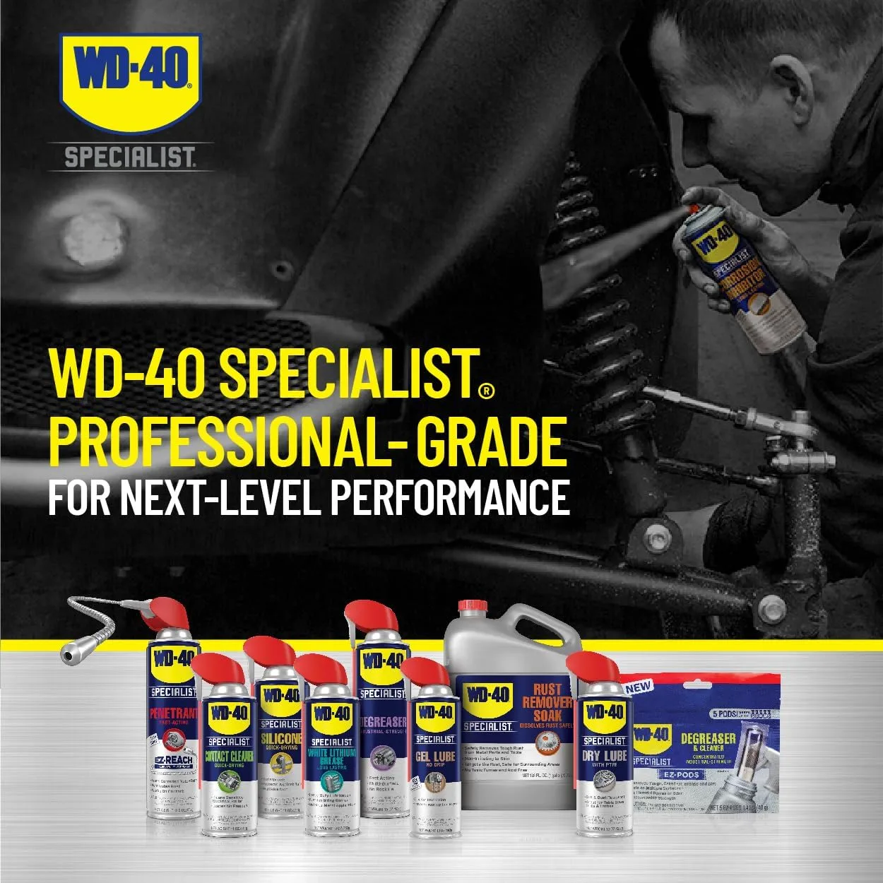 WD-40 Specialist Corrosion Inhibitor Long-Lasting Anti-Rust Spray, 6.5 OZ