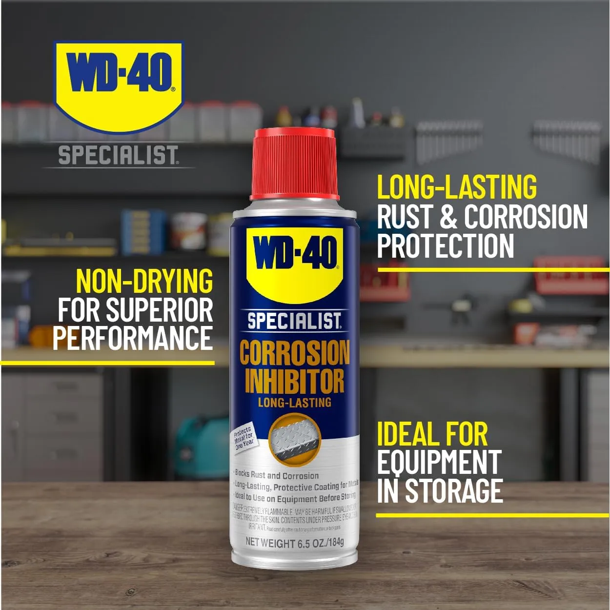 WD-40 Specialist Corrosion Inhibitor Long-Lasting Anti-Rust Spray, 6.5 OZ