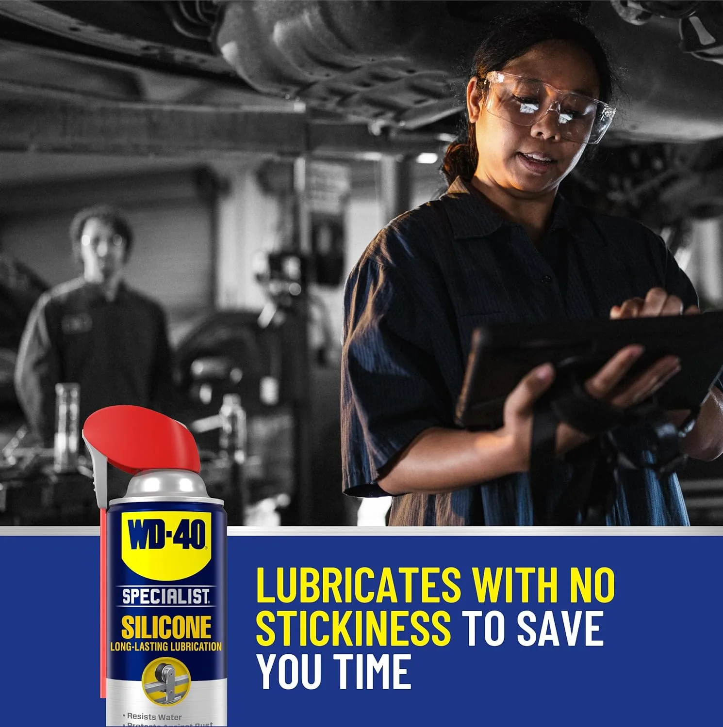 WD-40 Specialist Silicone Lubricant with SMART STRAW SPRAYS 2 WAYS, 11 OZ 1-Pack