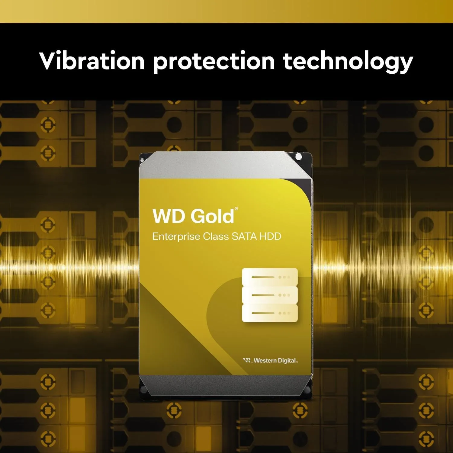 Western Digital WD Gold Enterprise Class Internal Hard Drive - 3.5" SATA 6 Gb/s 7200 RPM Class