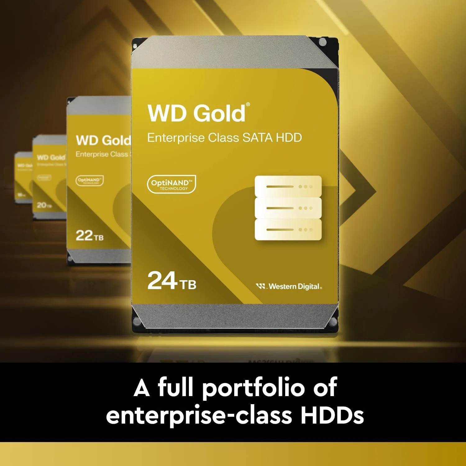 Western Digital WD Gold Enterprise Class Internal Hard Drive - 3.5" SATA 6 Gb/s 7200 RPM Class