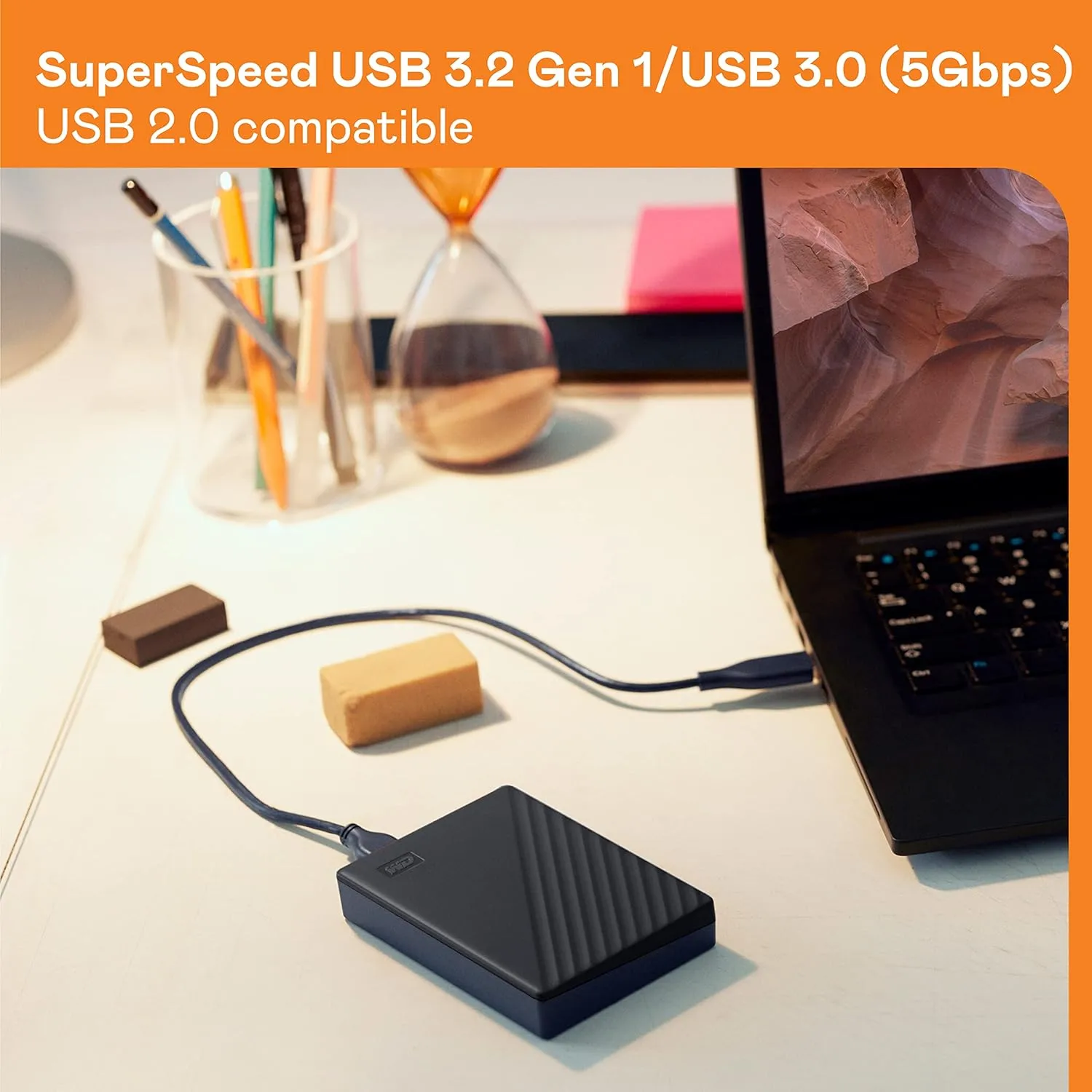 WD My Passport Portable External Hard Drive