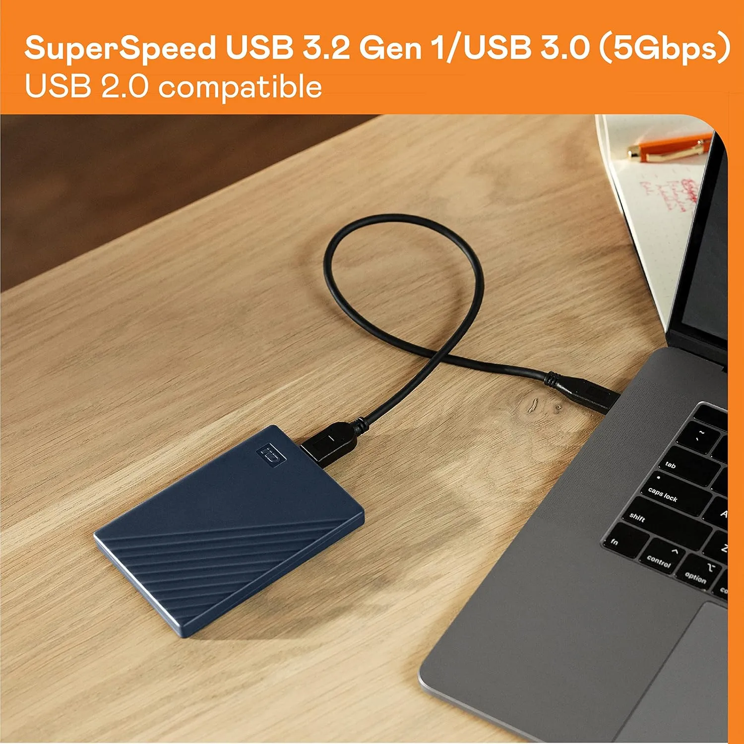 WD My Passport Portable External Hard Drive