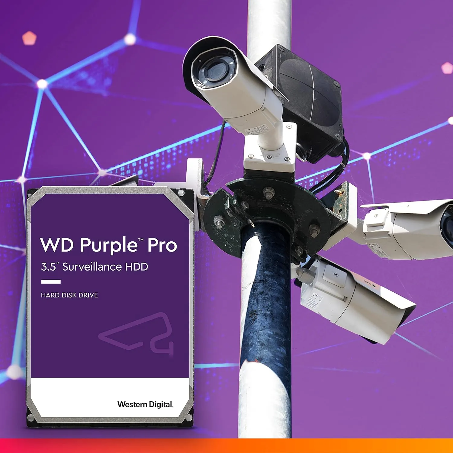 Western Digital WD Purple Pro Surveillance Internal Hard Drive