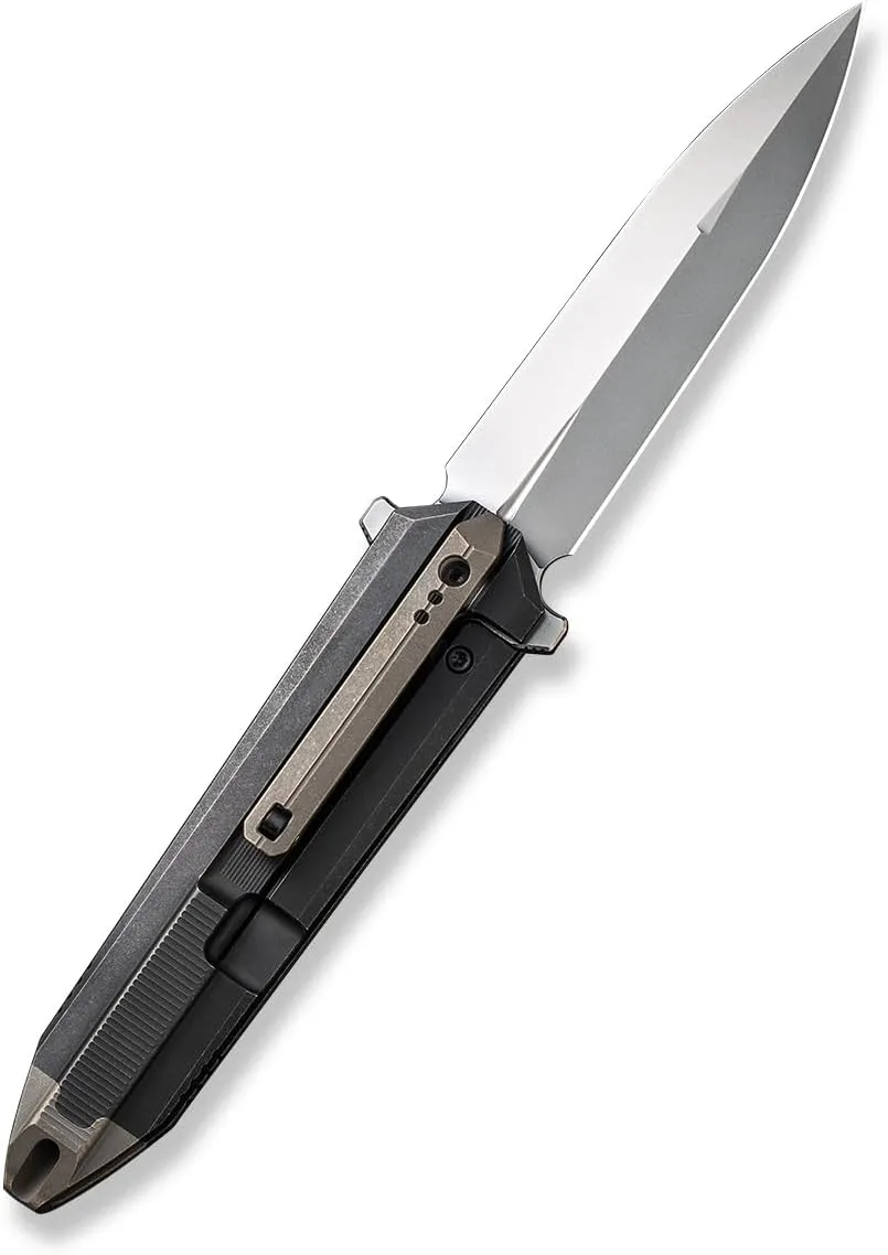 WE WEKnife One Size Frag Patterned Titanium Handle CPM 20CV Frame Lock Folding Knife Limited Edition
