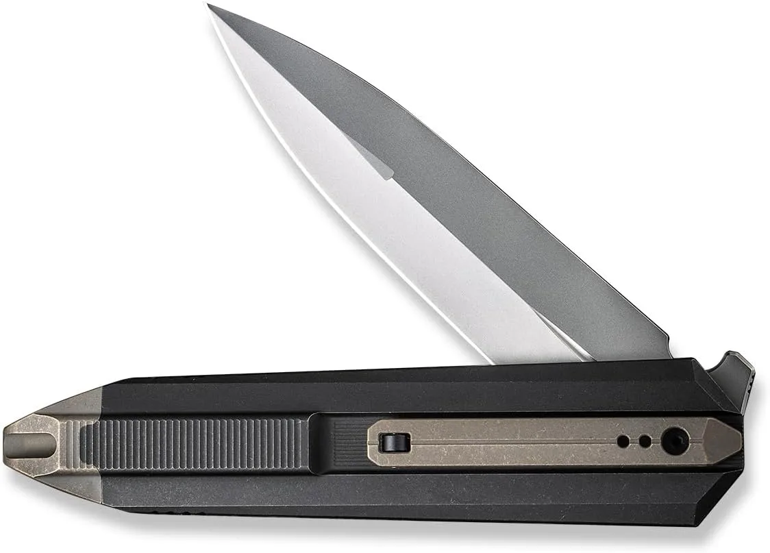 WE WEKnife One Size Frag Patterned Titanium Handle CPM 20CV Frame Lock Folding Knife Limited Edition