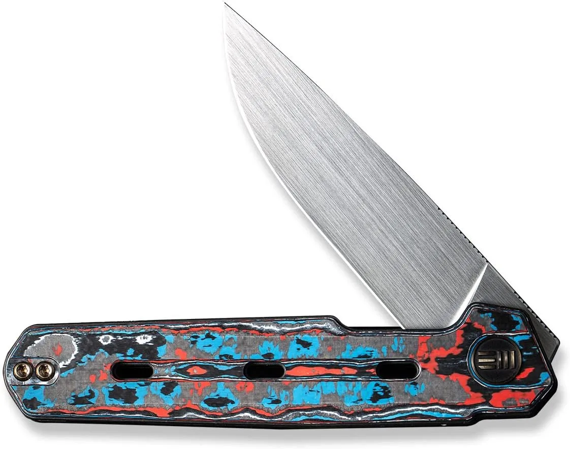 WEKNIFE Navo Flipper Knife Carbon Fiber & Titanium Handle (3.25 CPM 20CV Blade) WE22026-4
