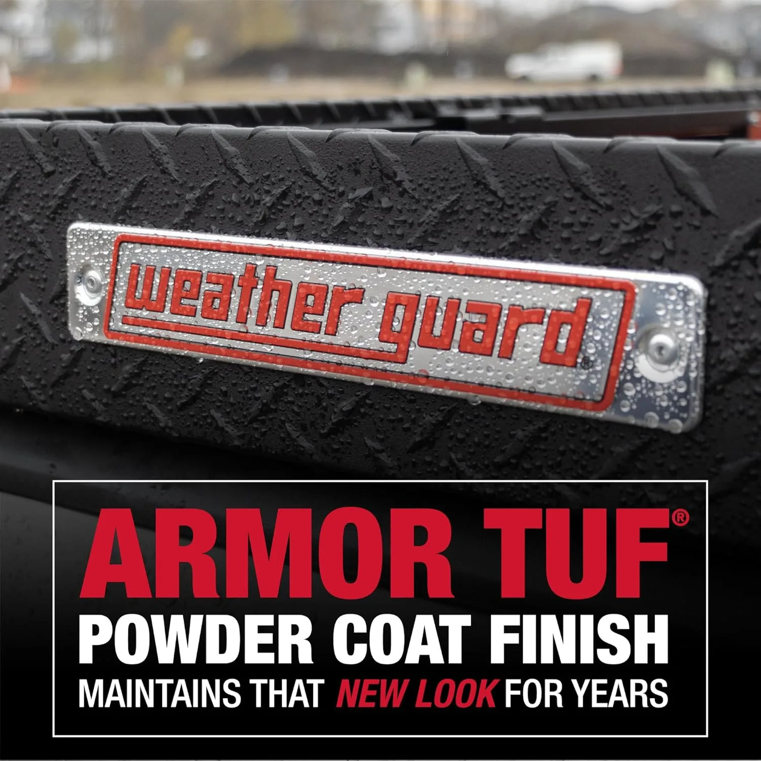 WEATHER GUARD 56in Lo-Side Aluminum Side-Mount Truck Tool Box, 4.0 cu ft