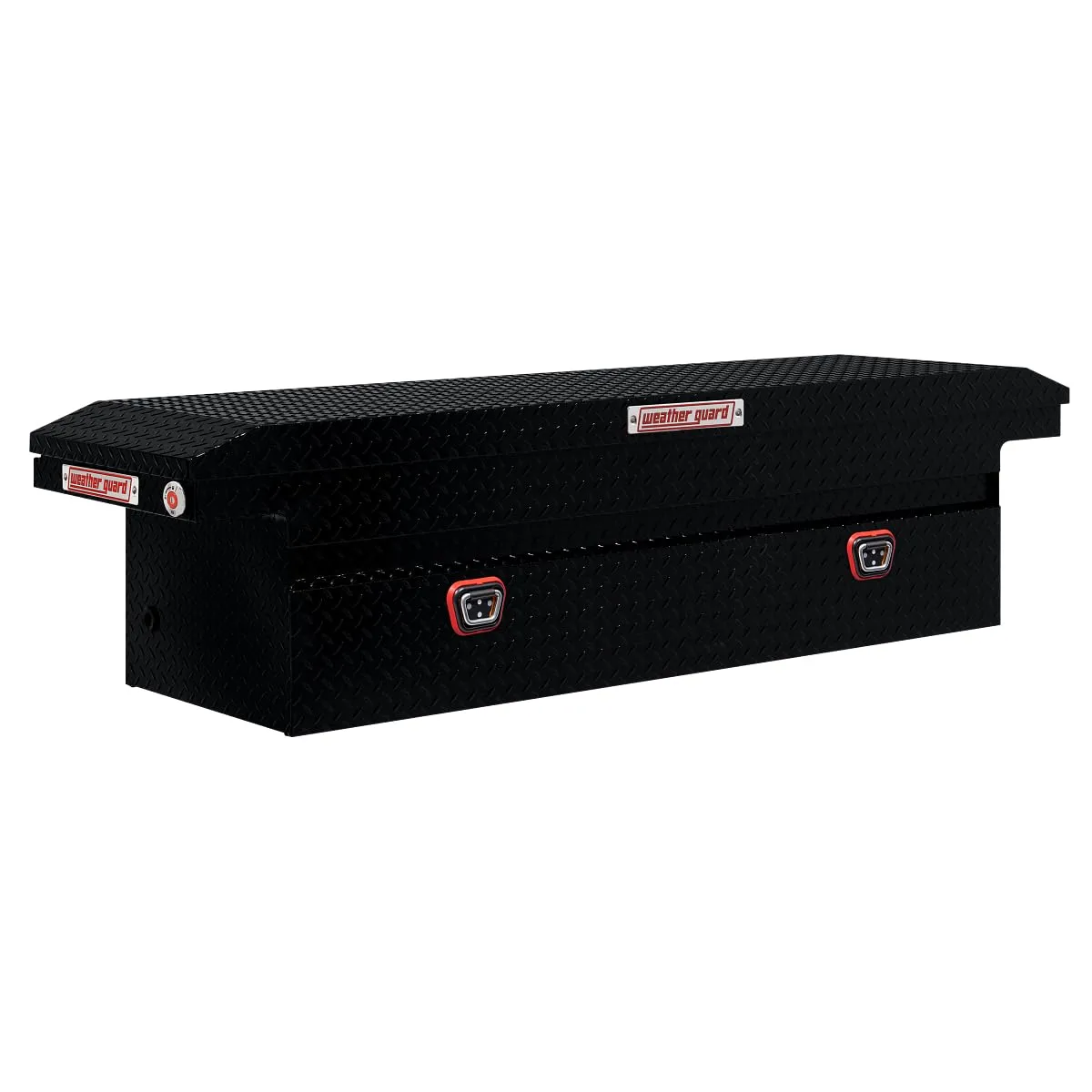 Weather Guard Model 121 Aluminum Saddle Truck Box, Low-Profile, 11.0 cu ft