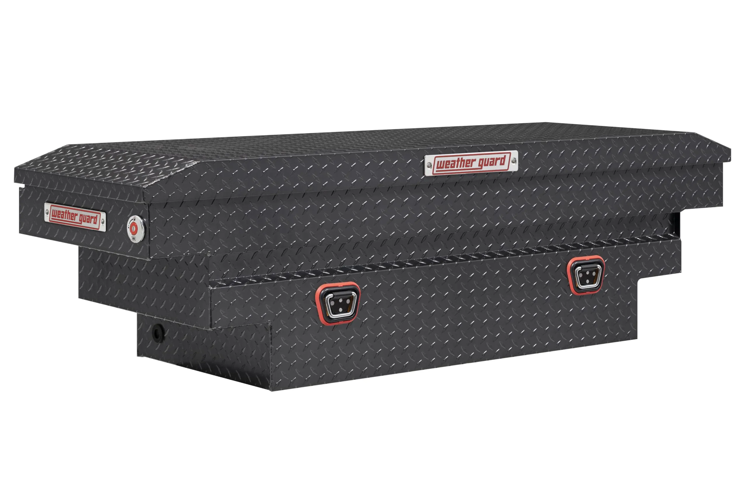 Weather Guard 137-6-04 Aluminum Saddle Box - 9 Cu Ft