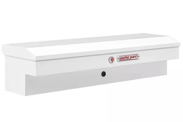 Model 175-3-04 56in Lo-Side Box, Steel, White, 4.0 cu ft
