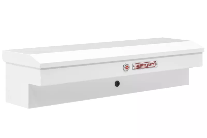 Model 175-3-04 56in Lo-Side Box, Steel, White, 4.0 cu ft
